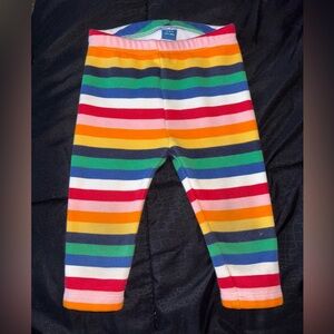 Multi colored striped toddler pants